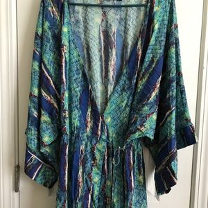 VIX Paula Hermanny swim coverup Stone Komodo Large